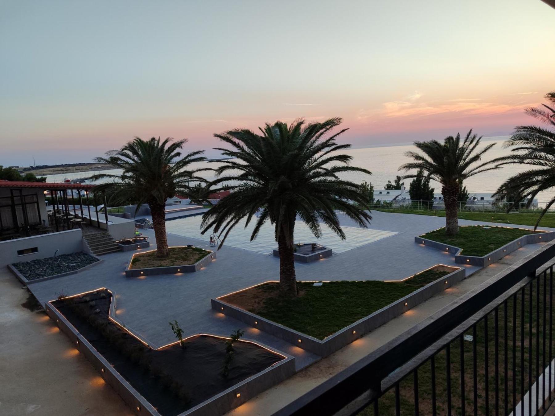 Aeolos Hotel Kamariotissa Bagian luar foto