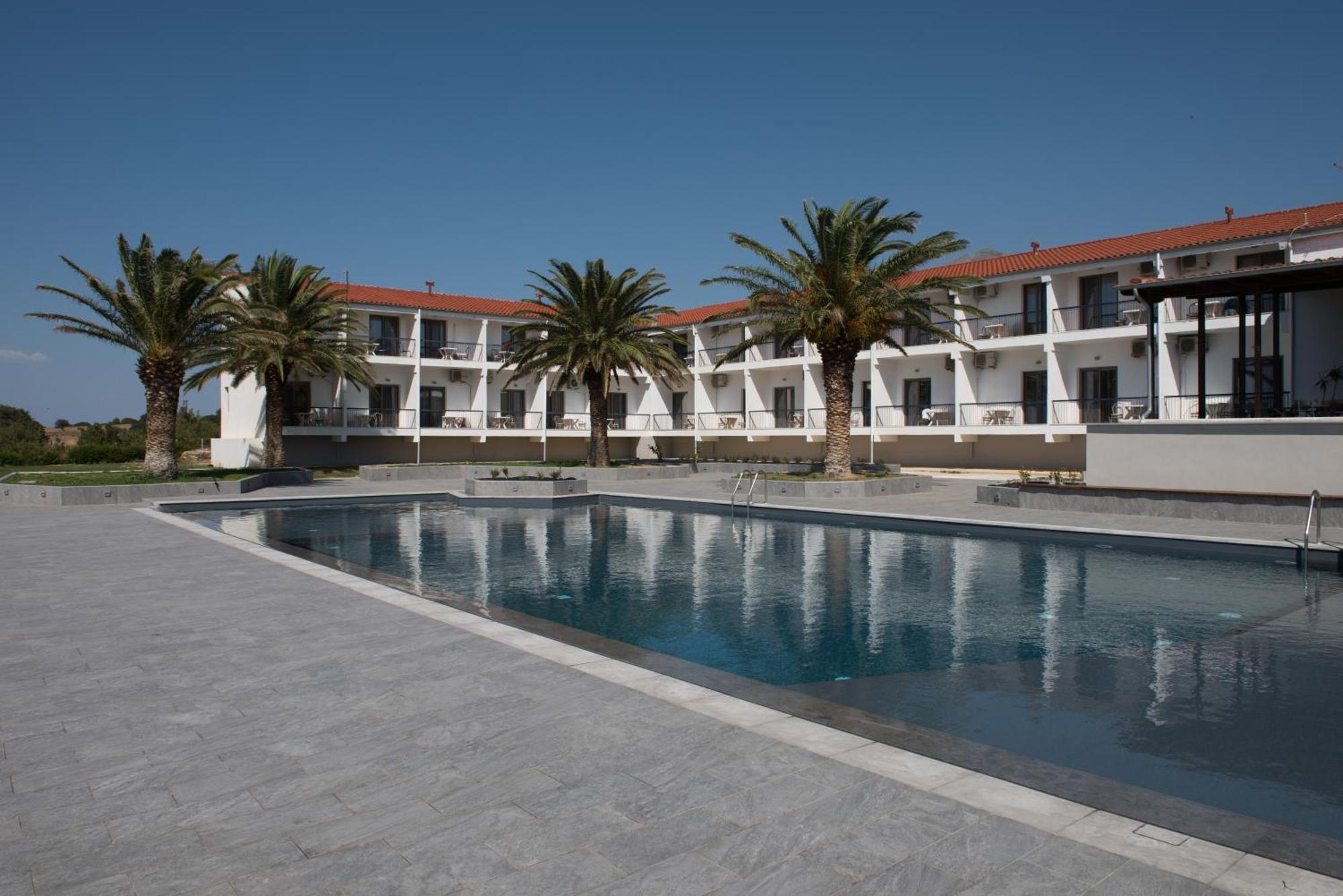 Aeolos Hotel Kamariotissa Bagian luar foto